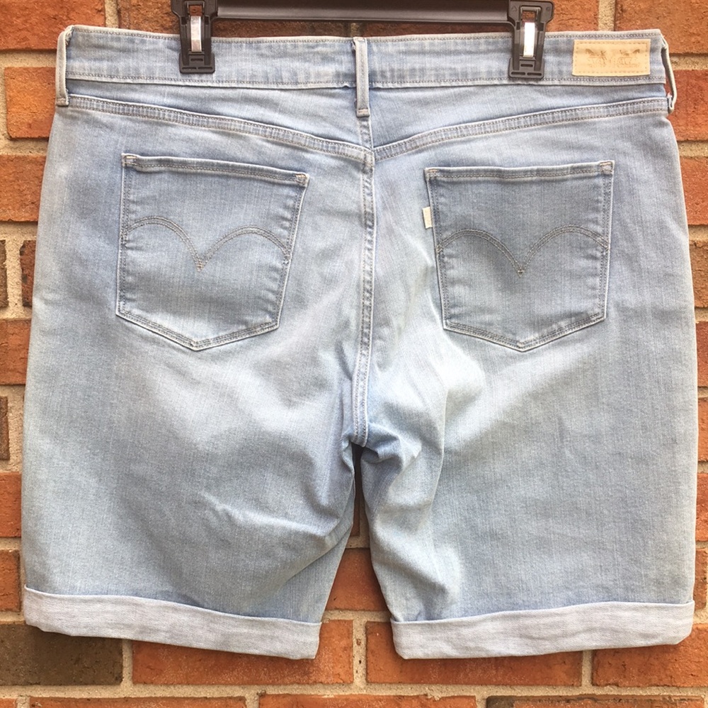 Light Blue Denim Women's Shorts